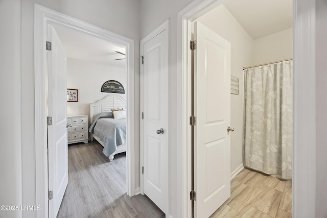 120 Sifted Grain Rd, Bluffton, SC 29909 - hallway with light wood-type flooring and baseboards