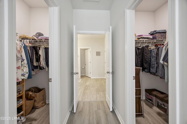 120 Sifted Grain Rd, Bluffton, SC 29909 - corridor with light wood-type flooring and baseboards