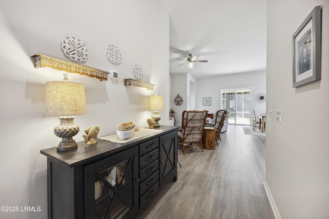 120 Sifted Grain Rd, Bluffton, SC 29909 - hall with light wood-style floors