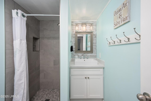 663 William Hilton Pkwy Unit 2126, Hilton Head Island, SC 29928 - full bathroom featuring tiled shower and vanity