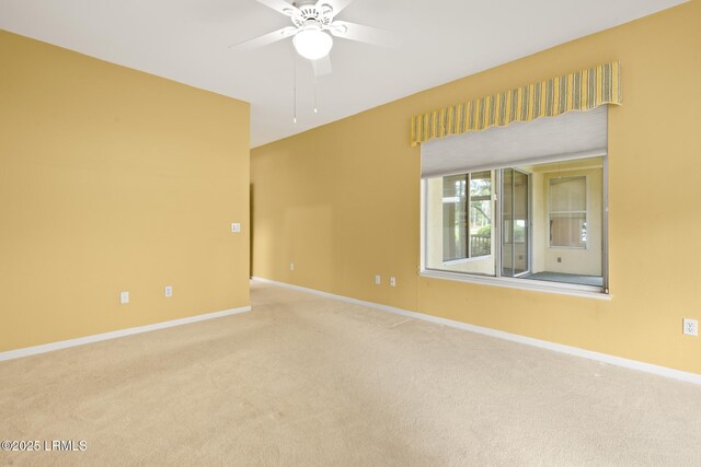 7 Fenwick Dr, Bluffton, SC 29909 - spare room with carpet floors, baseboards, and ceiling fan