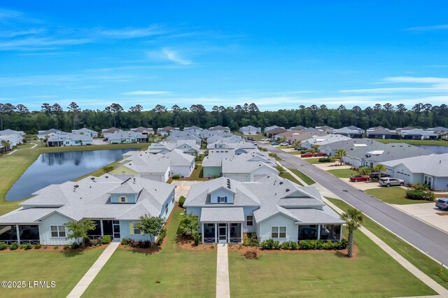 39 Island Breeze Ln Unit 102, Hardeeville, SC 29927 - aerial perspective of suburban area featuring a nearby body of water