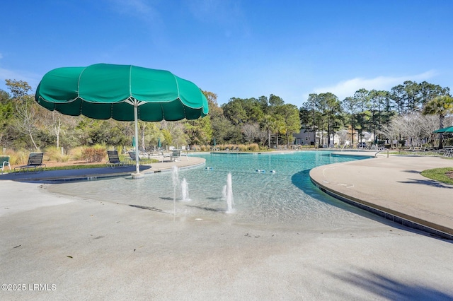 view of community pool