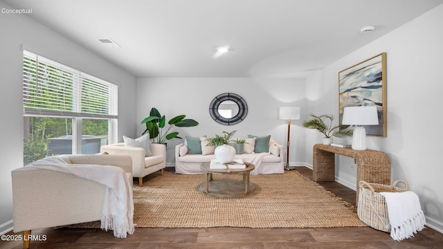1493 Sanctum St, Ridgeland, SC 29936 - living area with wood finished floors and baseboards