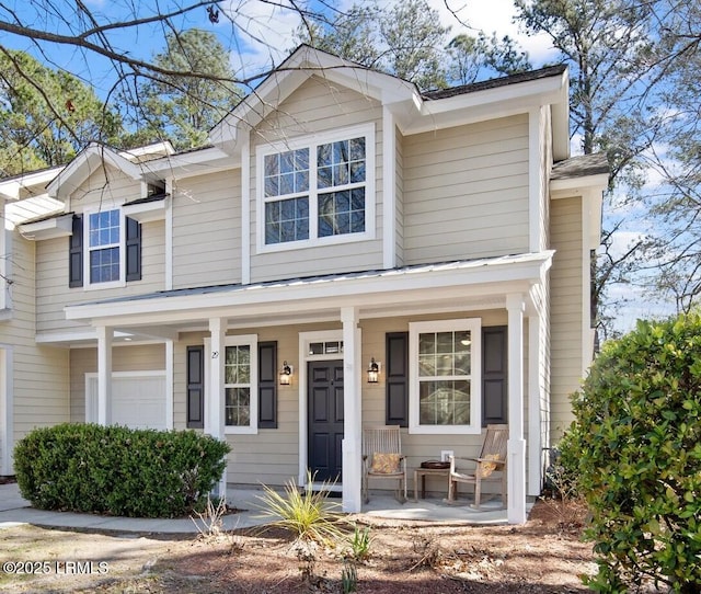 view of front of house featuring a porch