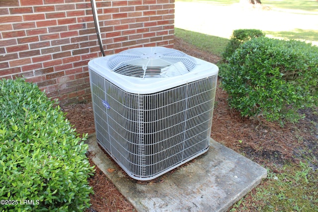 110 Joey St, Hampton, SC 29924 - exterior view of central AC unit and brick siding