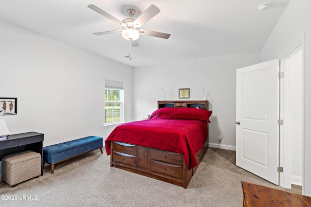 400 Ramport St, Ridgeland, SC 29936 - bedroom with baseboards, carpet, and ceiling fan