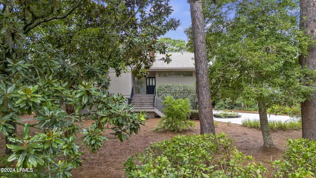 view of front of home