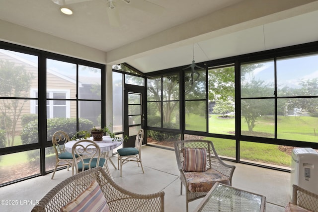 6 Callisto Rd, Okatie, SC 29909 - sunroom with ceiling fan