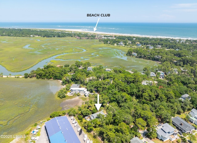 373 Pike Dr, Fripp Island, SC 29920 - bird's eye view of a large body of water