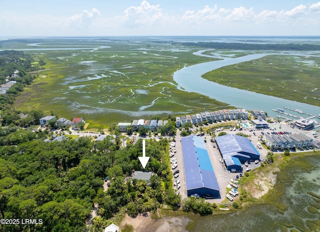 373 Pike Dr, Fripp Island, SC 29920 - bird's eye view of a large body of water