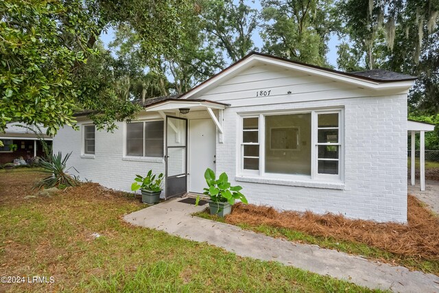 view of bungalow