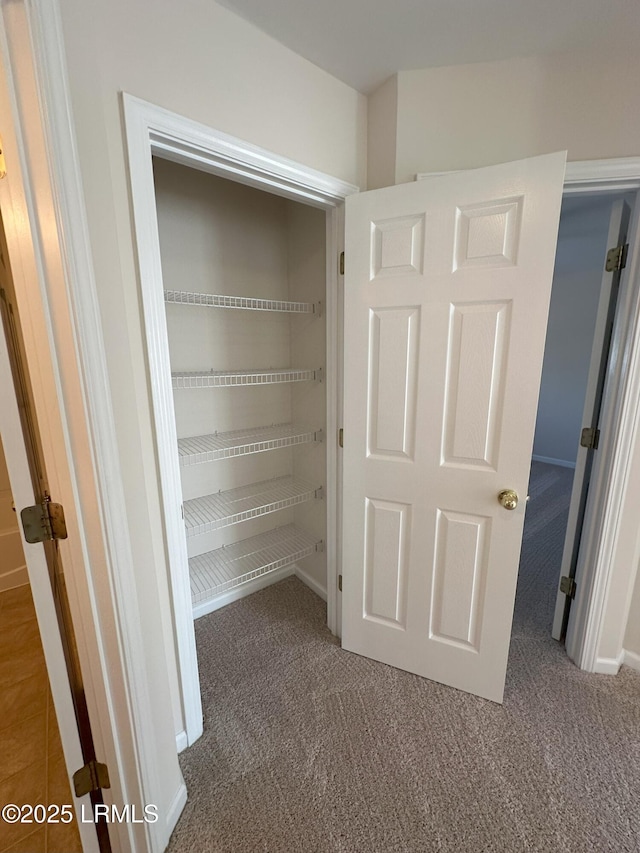 view of closet