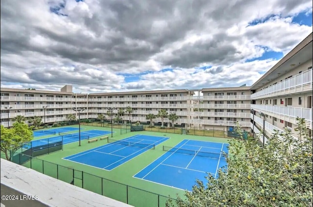 view of sport court