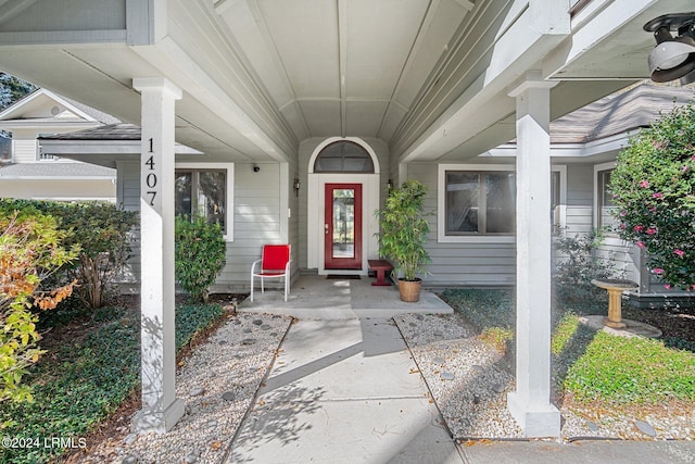 view of entrance to property