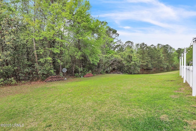 128 Colvin Dr, Okatie, SC 29909 - view of yard featuring fence