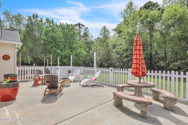128 Colvin Dr, Okatie, SC 29909 - view of patio with fence