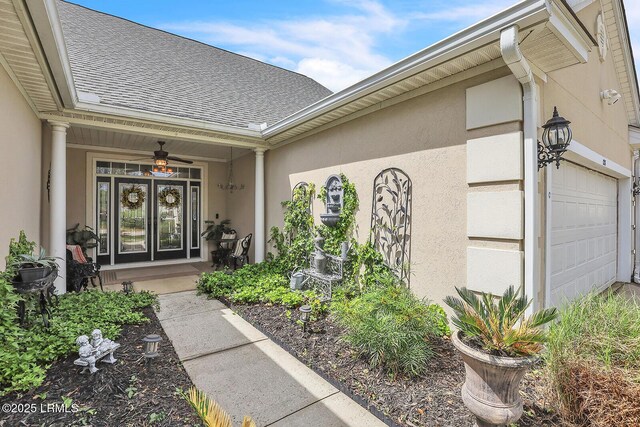 128 Colvin Dr, Okatie, SC 29909 - property entrance featuring french doors and stucco siding