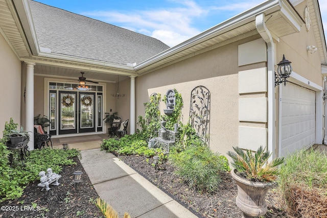 128 Colvin Dr, Okatie, SC 29909 - view of exterior entry featuring stucco siding and french doors