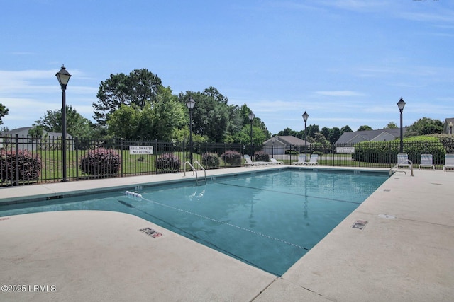 view of pool