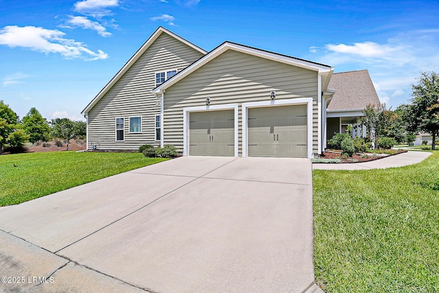 296 Hulston Landing Rd, Bluffton, SC 29909 - view of front facade featuring a garage, driveway, and a front lawn