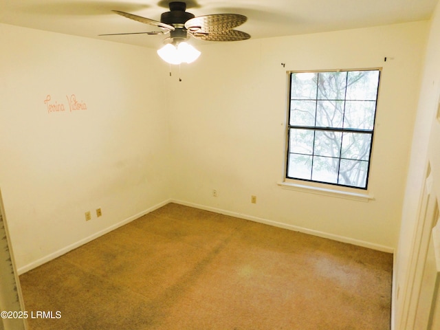 4348 Pinewood Cir, Beaufort, SC 29906 - carpeted spare room with ceiling fan