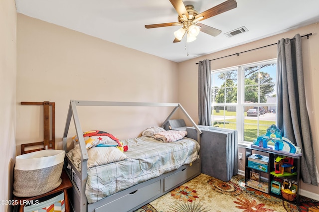 6 Wegeon Ln, Beaufort, SC 29906 - bedroom with ceiling fan and baseboards