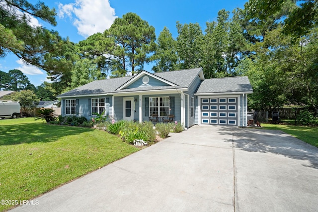 6 Wegeon Ln, Beaufort, SC 29906 - single story home with an attached garage, concrete driveway, and roof with shingles