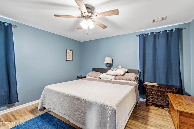 6 Wegeon Ln, Beaufort, SC 29906 - bedroom featuring wood finished floors and a ceiling fan