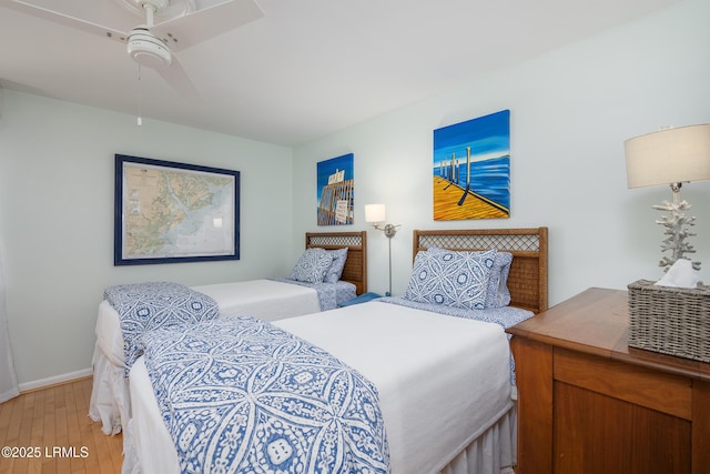4 Marsh Harbor Dr Unit D, Beaufort, SC 29907 - bedroom with light wood-style flooring and baseboards
