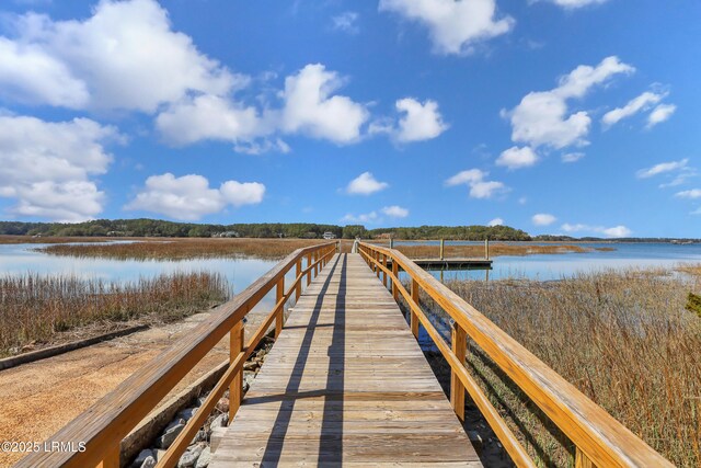5 Canebrake Ln, Bluffton, SC 29910 - dock with a water view