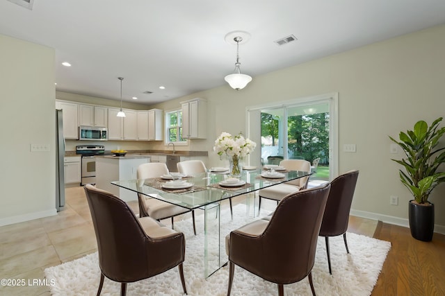 5 Junction Way, Bluffton, SC 29910 - dining room featuring baseboards and recessed lighting