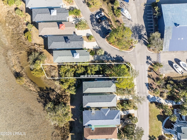 864 Bonito Dr, Fripp Island, SC 29920 - bird's eye view with a residential view