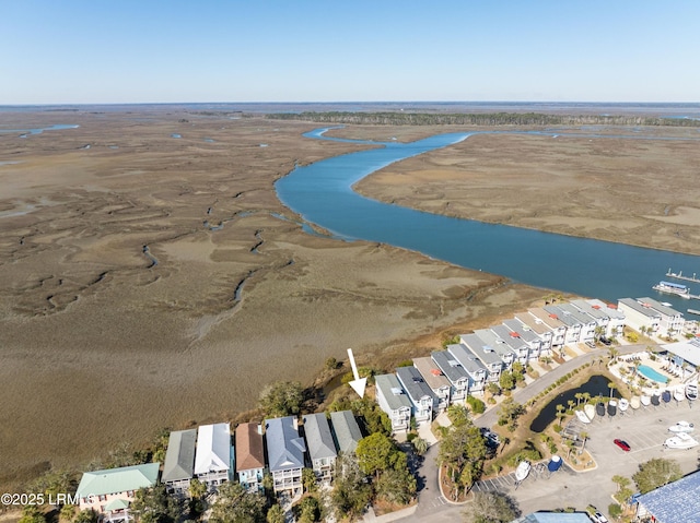 864 Bonito Dr, Fripp Island, SC 29920 - drone / aerial view with a water view and a residential view