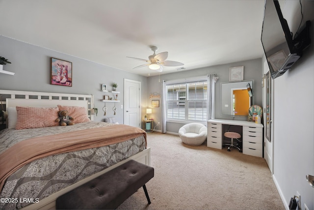 36 Independence Pl, Bluffton, SC 29910 - bedroom with light carpet and ceiling fan