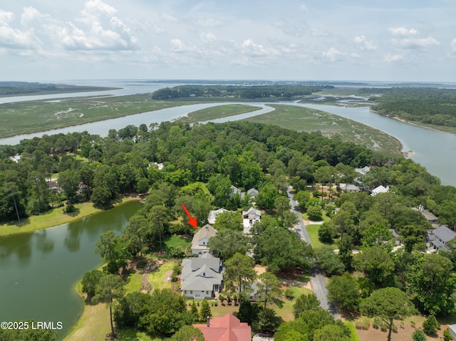 575 Distant Island Dr, Beaufort, SC 29907 - aerial view of a nearby body of water