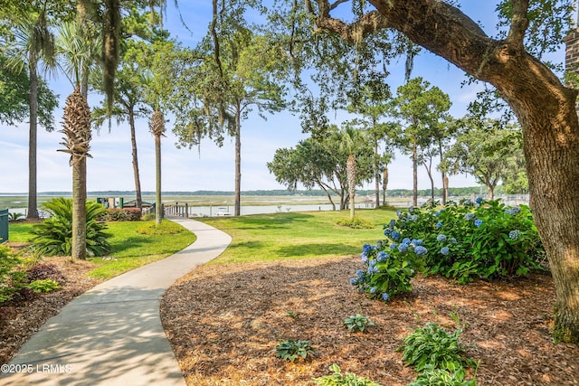 15 Sunset Blvd Unit 1201, Beaufort, SC 29907 - view of home's community with a lawn and a water view