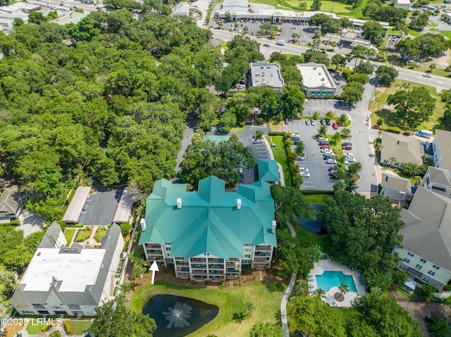 15 Sunset Blvd Unit 1201, Beaufort, SC 29907 - aerial view of property and surrounding area featuring a pool area
