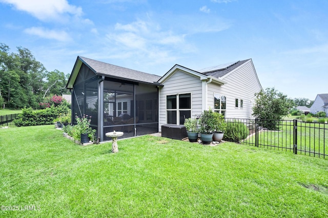 21 Heathrow Ave, Bluffton, SC 29910 - back of property with a sunroom