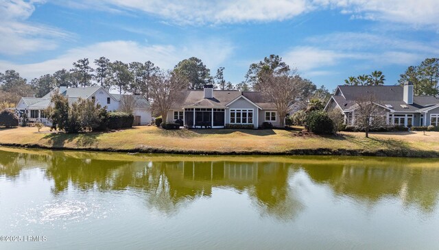 property view of water