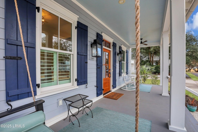 view of patio / terrace featuring a porch