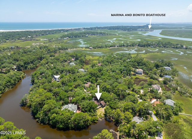905 Gull Cv, Fripp Island, SC 29920 - aerial view of a nearby body of water
