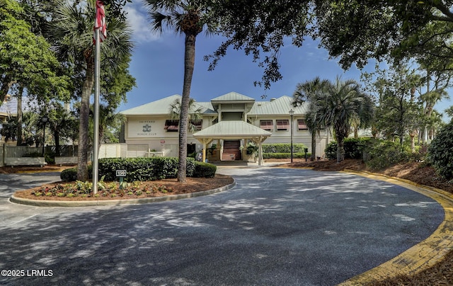 view of building exterior featuring driveway