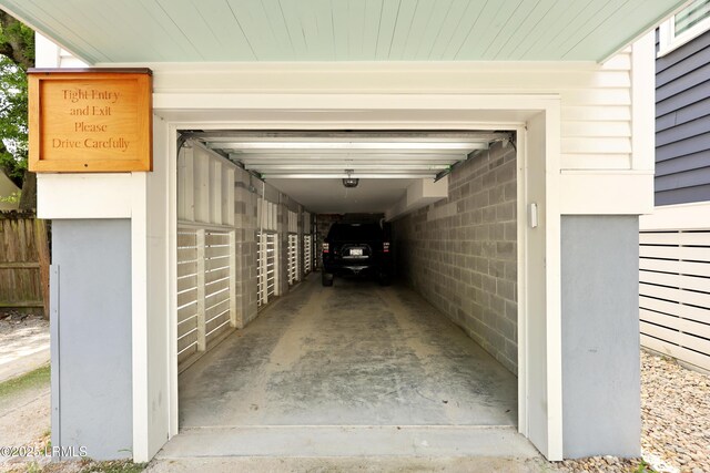 142 President St, Charleston, SC 29403 - garage with a garage door opener