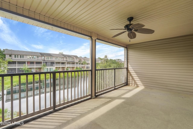 269 Ceasar Pl, Hilton Head Island, SC 29926 - balcony featuring a residential view and a ceiling fan