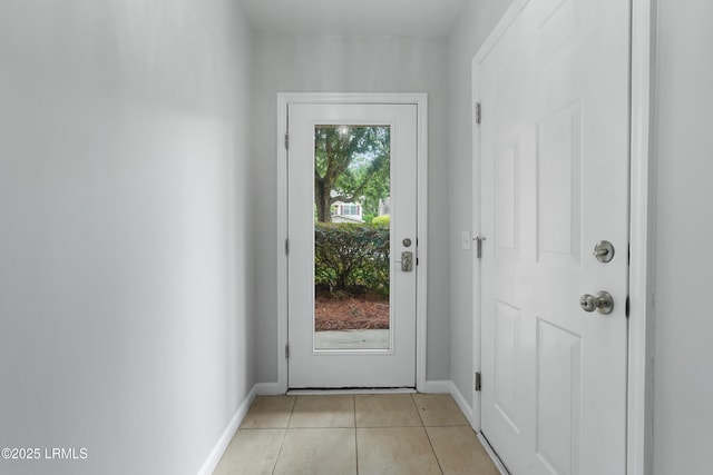 269 Ceasar Pl, Hilton Head Island, SC 29926 - doorway featuring light tile patterned flooring and baseboards