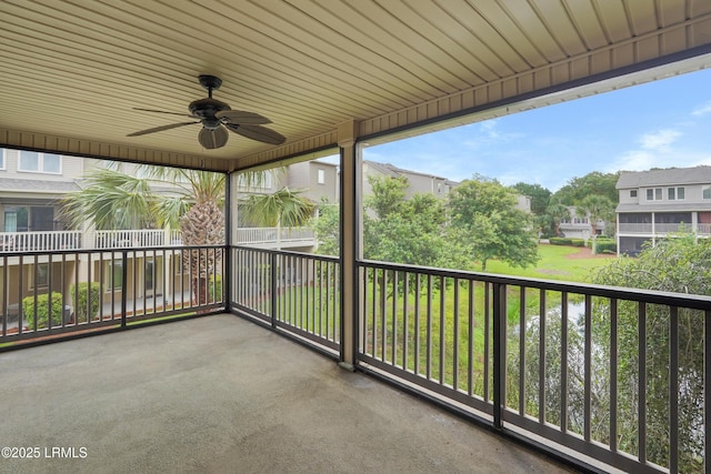 269 Ceasar Pl, Hilton Head Island, SC 29926 - balcony featuring a ceiling fan