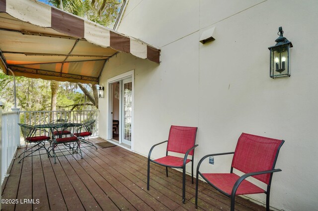 70 Shipyard Dr Unit 166, Hilton Head Island, SC 29928 - deck featuring outdoor dining space