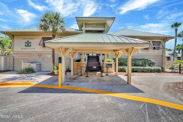 70 Shipyard Dr Unit 166, Hilton Head Island, SC 29928 - view of vehicle parking featuring a gazebo