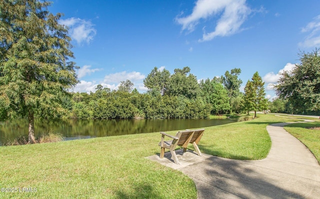 106 Winyah Way, Beaufort, SC 29906 - view of home's community with a water view and a lawn